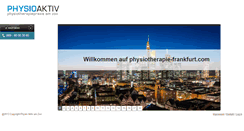 Desktop Screenshot of physiotherapie-frankfurt.com
